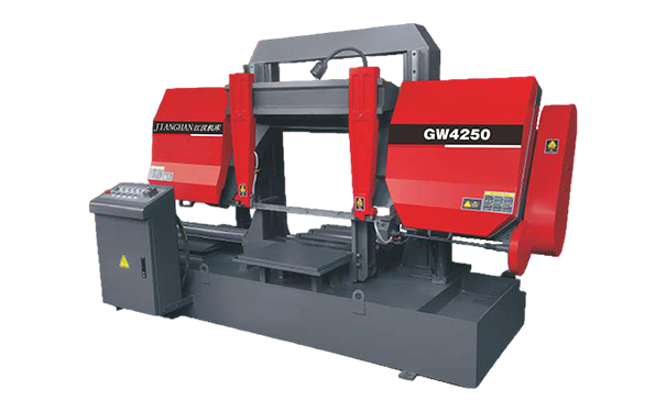 张沟镇GW4250双柱龙门卧式带锯床