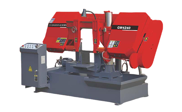 张沟镇GW4240双柱卧式带锯床